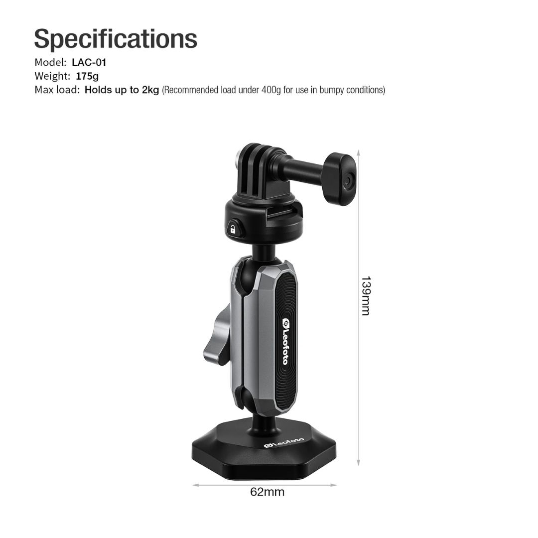 Leofoto LAC -01 Action Camera Magnetic Mount