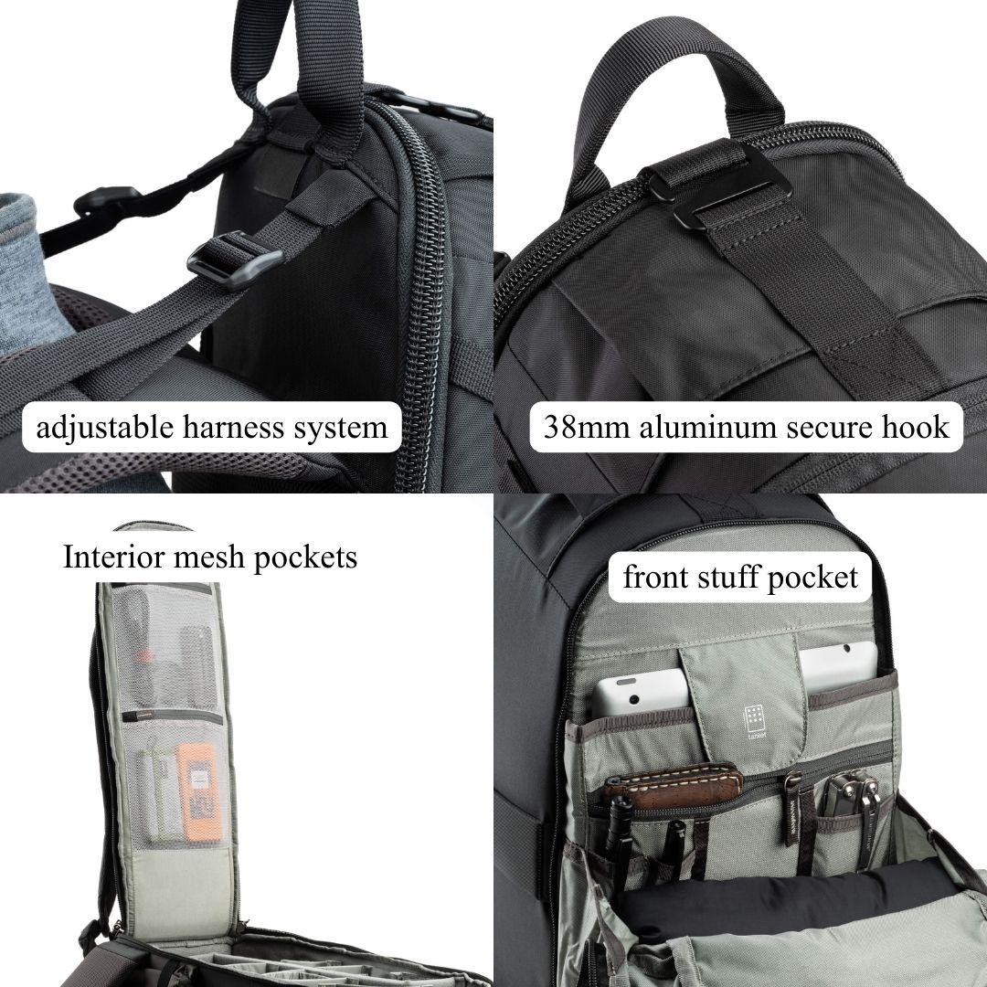 Think Tank Photo BackLight Long Lens Backpack for 600mm f/4 lens attached gripped body , for Birding Photographers