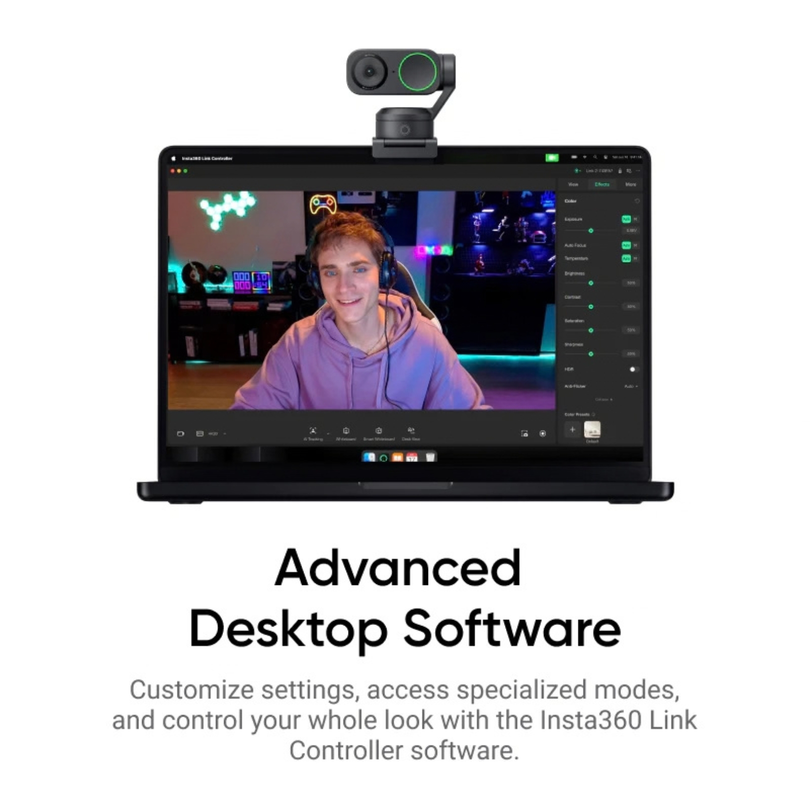 Insta360 Link 2-AI-powered 4K Webcam