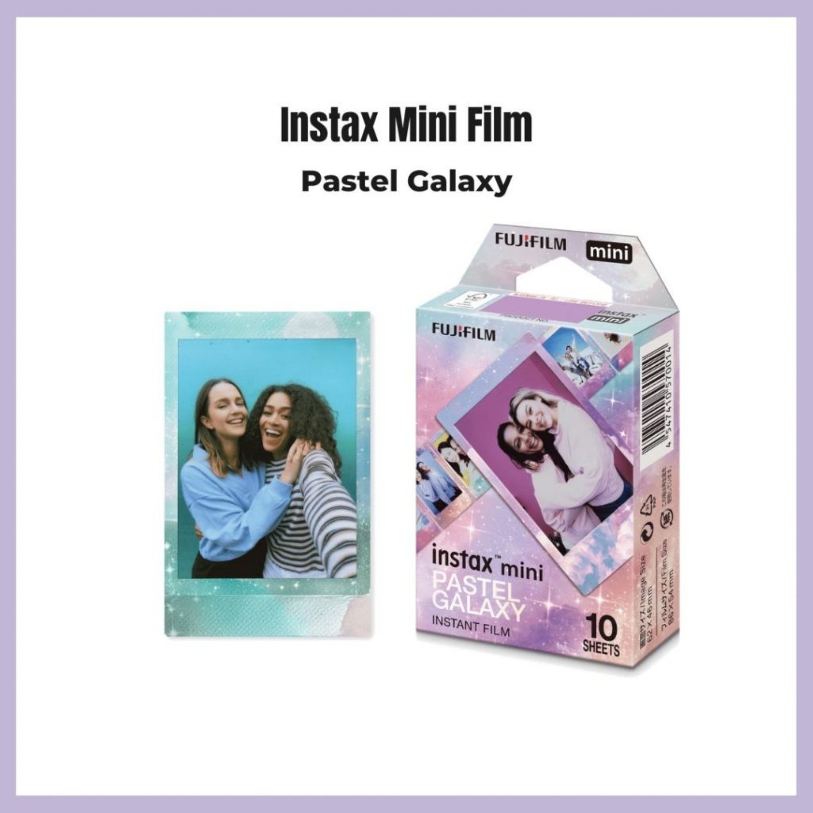 Fujifilm Instax Mini  Film Plain (10's / 20's) / Pattern Film (10's) Color Film