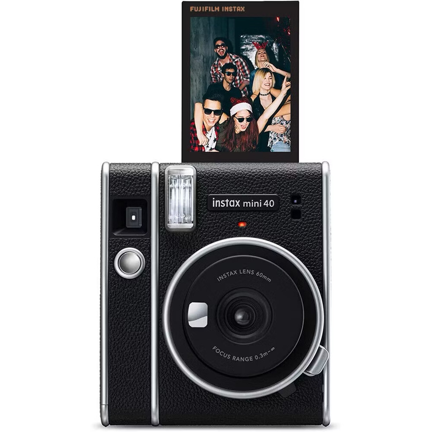 FUJIFILM Instax Mini 40 Instant Camera [Retro Kit]Free 2pk of Pack Instax Mini Film(20’s)