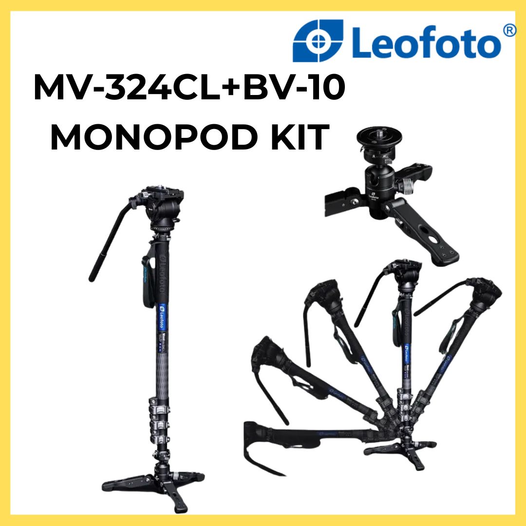 Leofoto MV-324CL+BV-10 Monopod Kit