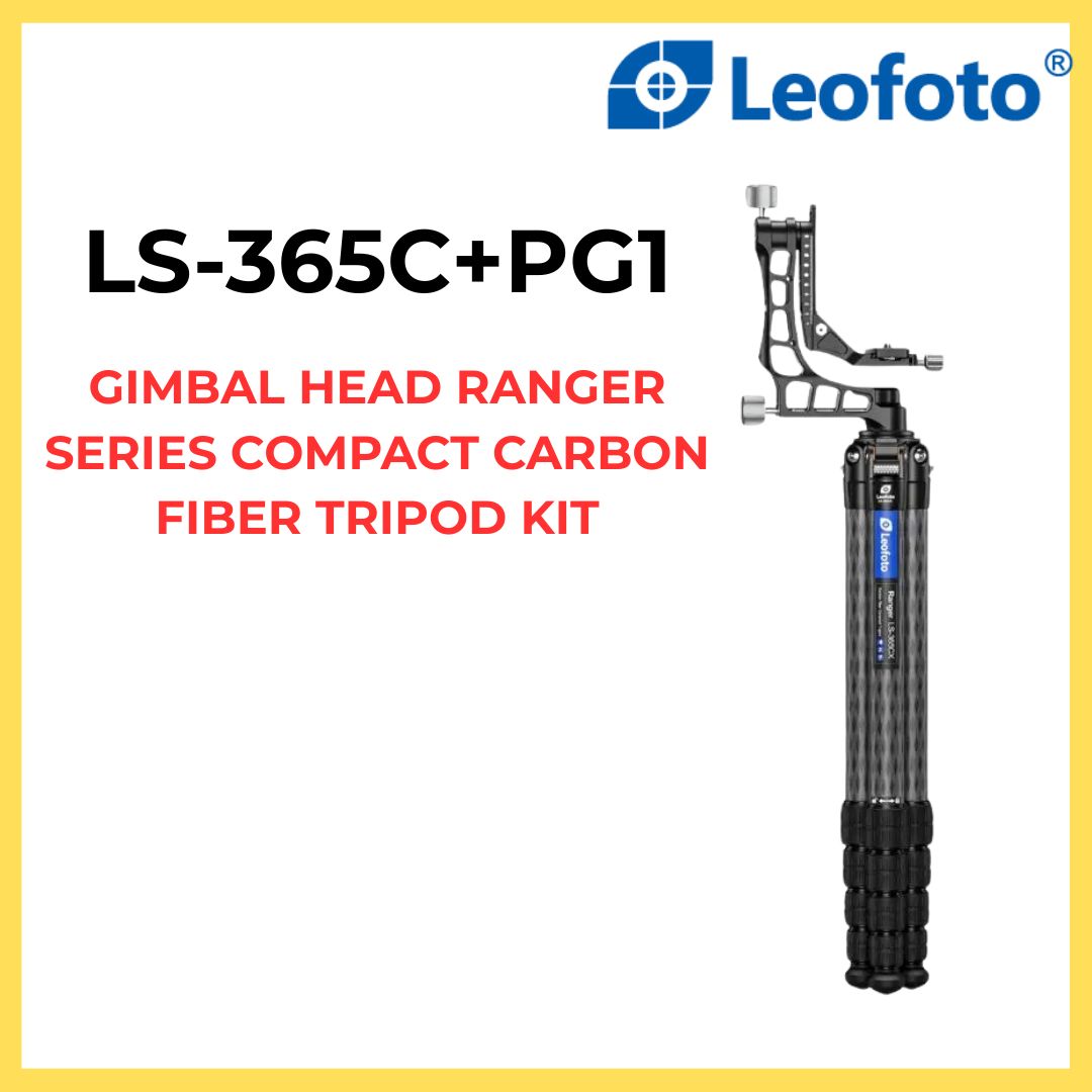 Leofoto LS-365C + PG-1 Gimbal Head (Black/ Camouflage/ Full Camouflage)