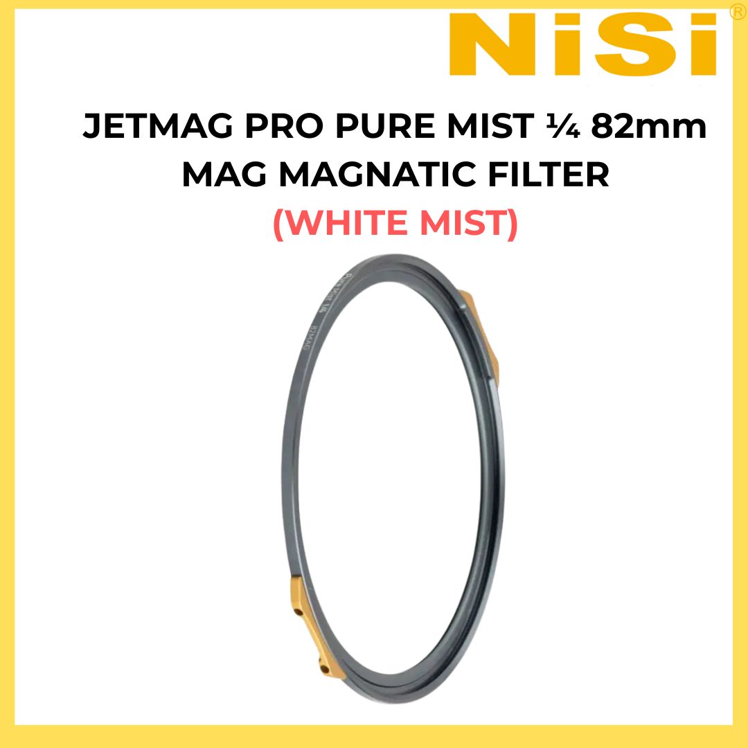 NiSi JetMag Pro Pure Mist 1/4 82mm MAG Magnetic Filter (White Mist)