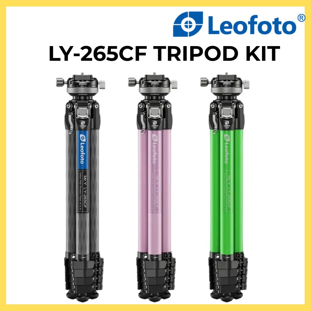 Leofoto LY-265CF Tripod Kit Carbon Fibre Tripod with Head