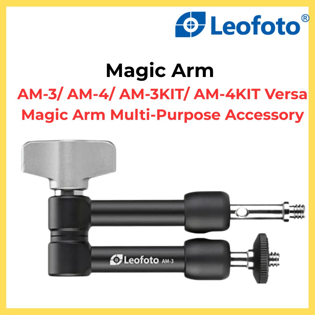 Leofoto Magic Arm AM-3/ AM-4/ AM-3KIT/ AM-4KIT Versa Magic Arm Multi-Purpose Accessory
