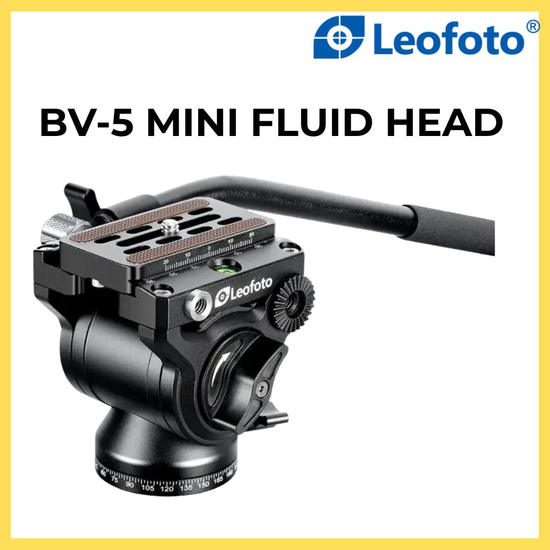 Leofoto BV-5 Mini Compact Fluid Head/ Tilt Lock Design