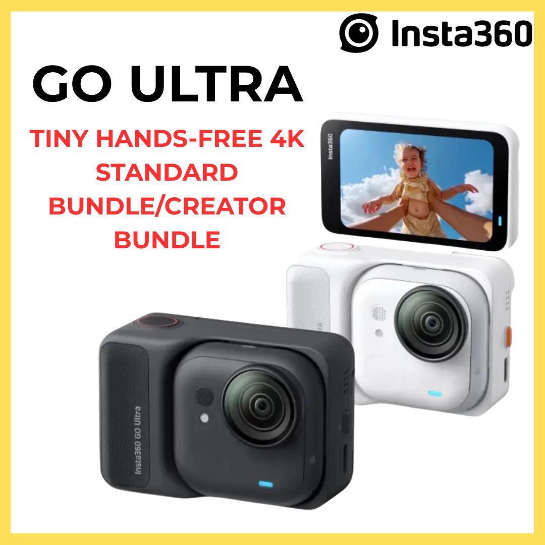 Insta360 Go Ultra Tiny Hands-Free 4K Standard Bundle/Creator Bundle