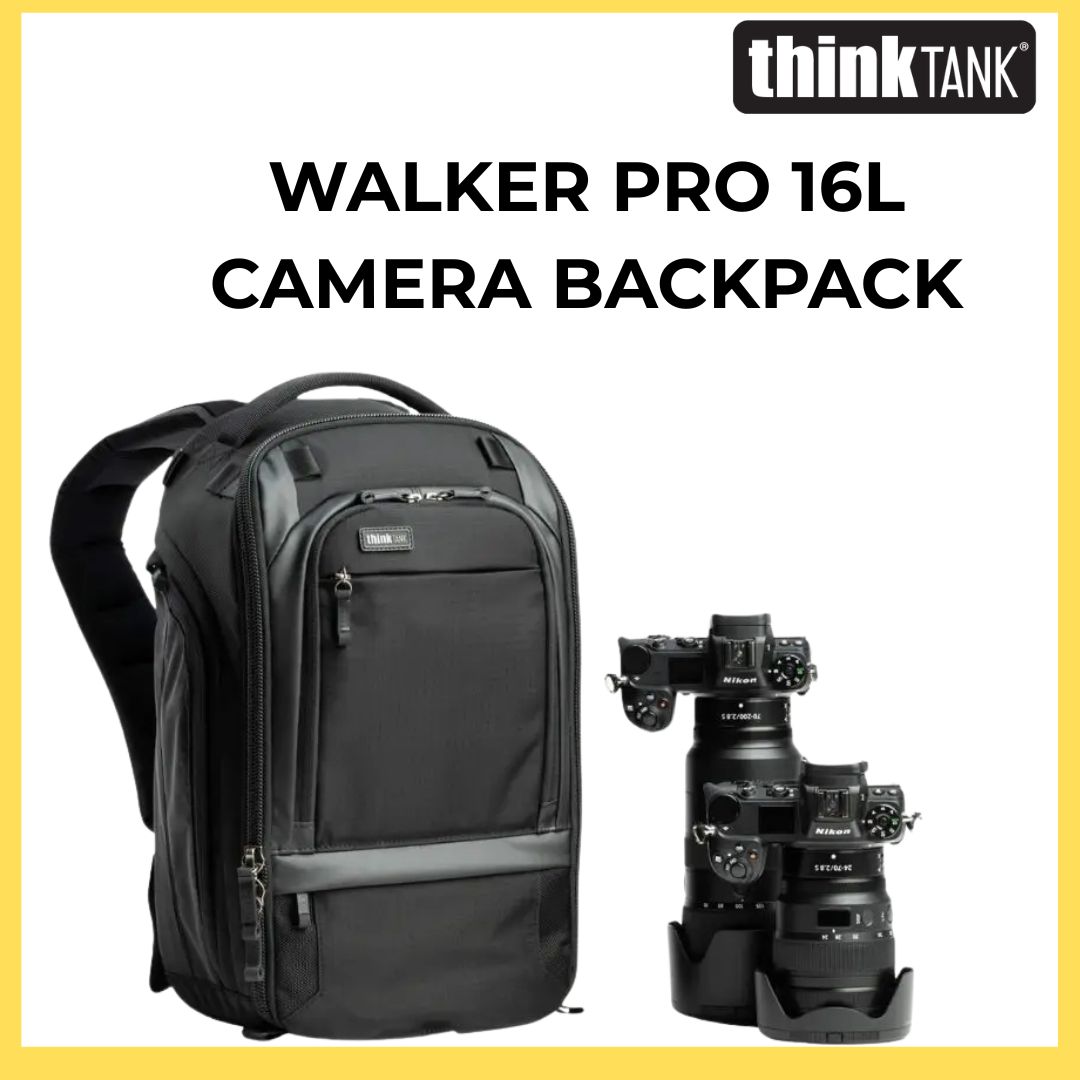 Think Tank Photo Walker Pro 16L Camera BackPack "New Model" Fit Holds 2 DSLRs, 2-3 Lenses, Laptop 14"