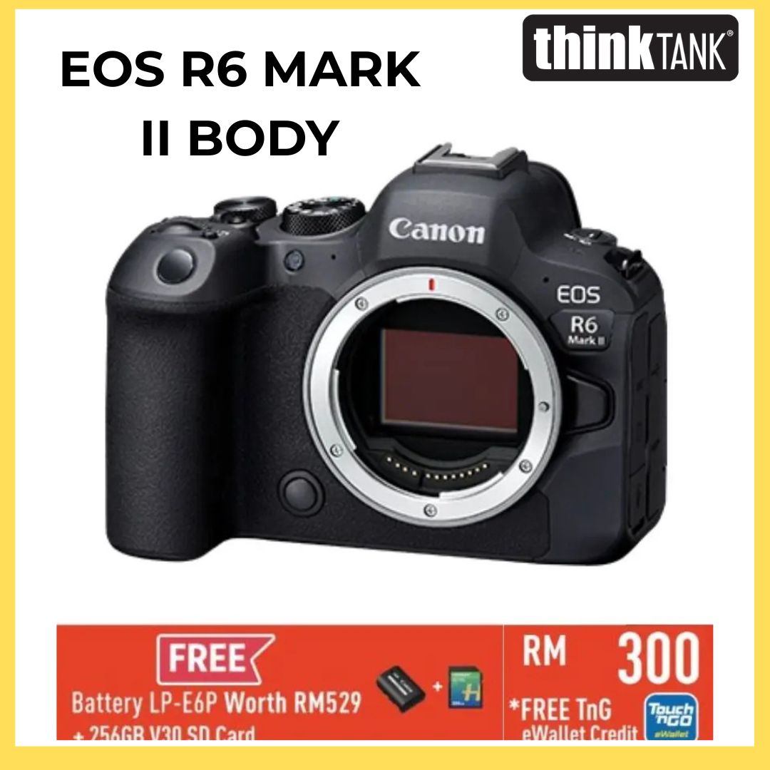 CANON EOS R6 Mark II  [Free Battery LP-E6P + 256GB V30 SD card]
