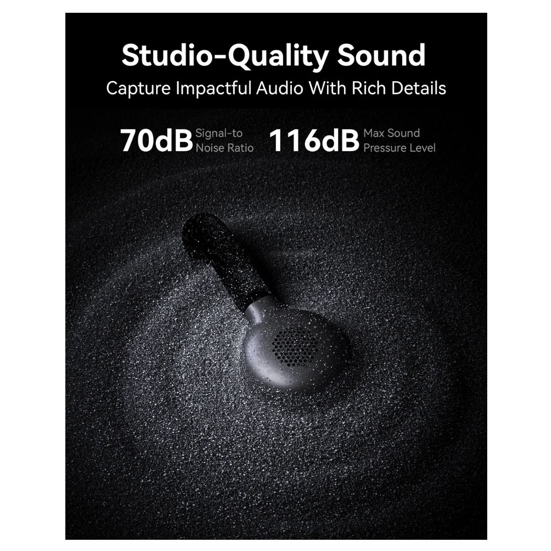 Hollyland LARK M2S Combo 2-Person Wireless Microphone System for Cameras and Mobile Devices (2.4 GHz, Space Gray)