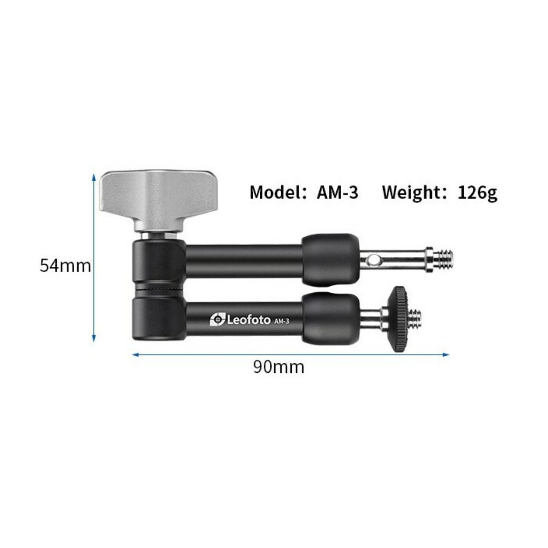 Leofoto Magic Arm AM-3/ AM-4/ AM-3KIT/ AM-4KIT Versa Magic Arm Multi-Purpose Accessory