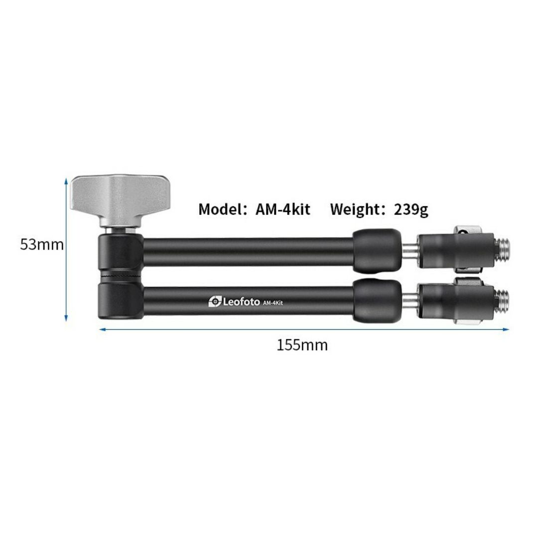 Leofoto Magic Arm AM-3/ AM-4/ AM-3KIT/ AM-4KIT Versa Magic Arm Multi-Purpose Accessory