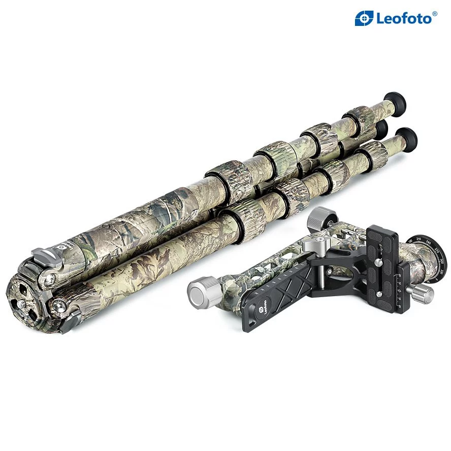 Leofoto LS-365C + PG-1 Gimbal Head (Black/ Camouflage/ Full Camouflage)