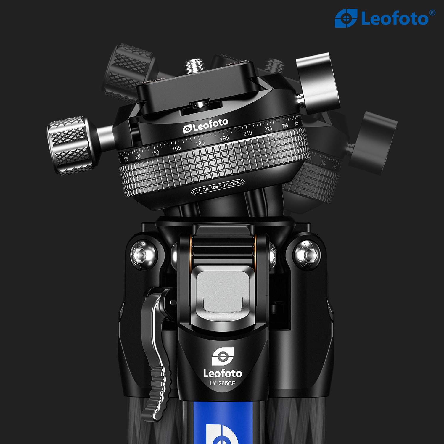 Leofoto LY-265CF Tripod Kit Carbon Fibre Tripod with Head