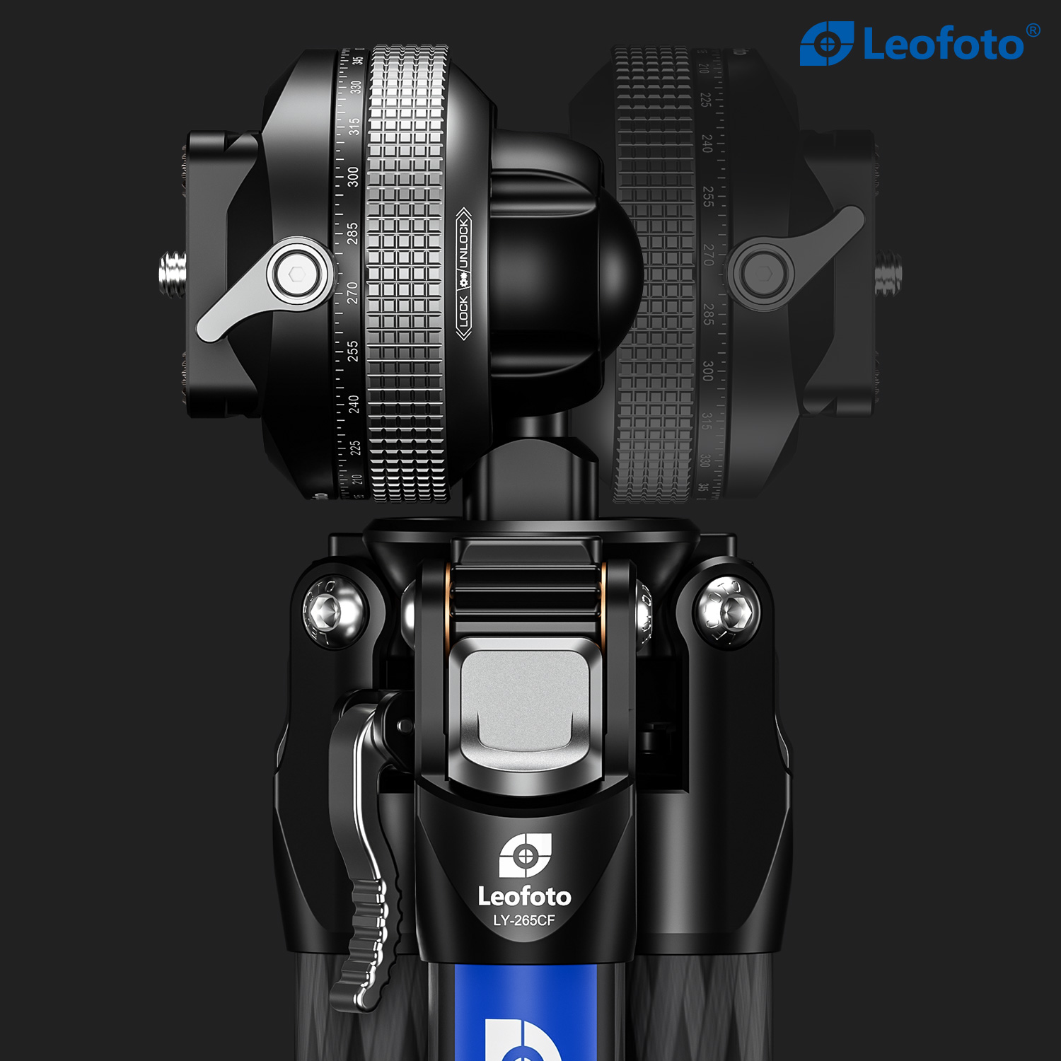 Leofoto LY-265CF Tripod Kit Carbon Fibre Tripod with Head
