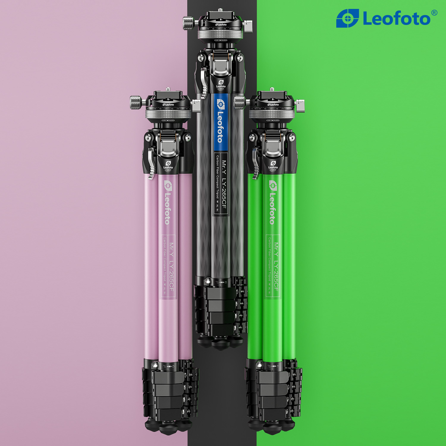 Leofoto LY-265CF Tripod Kit Carbon Fibre Tripod with Head