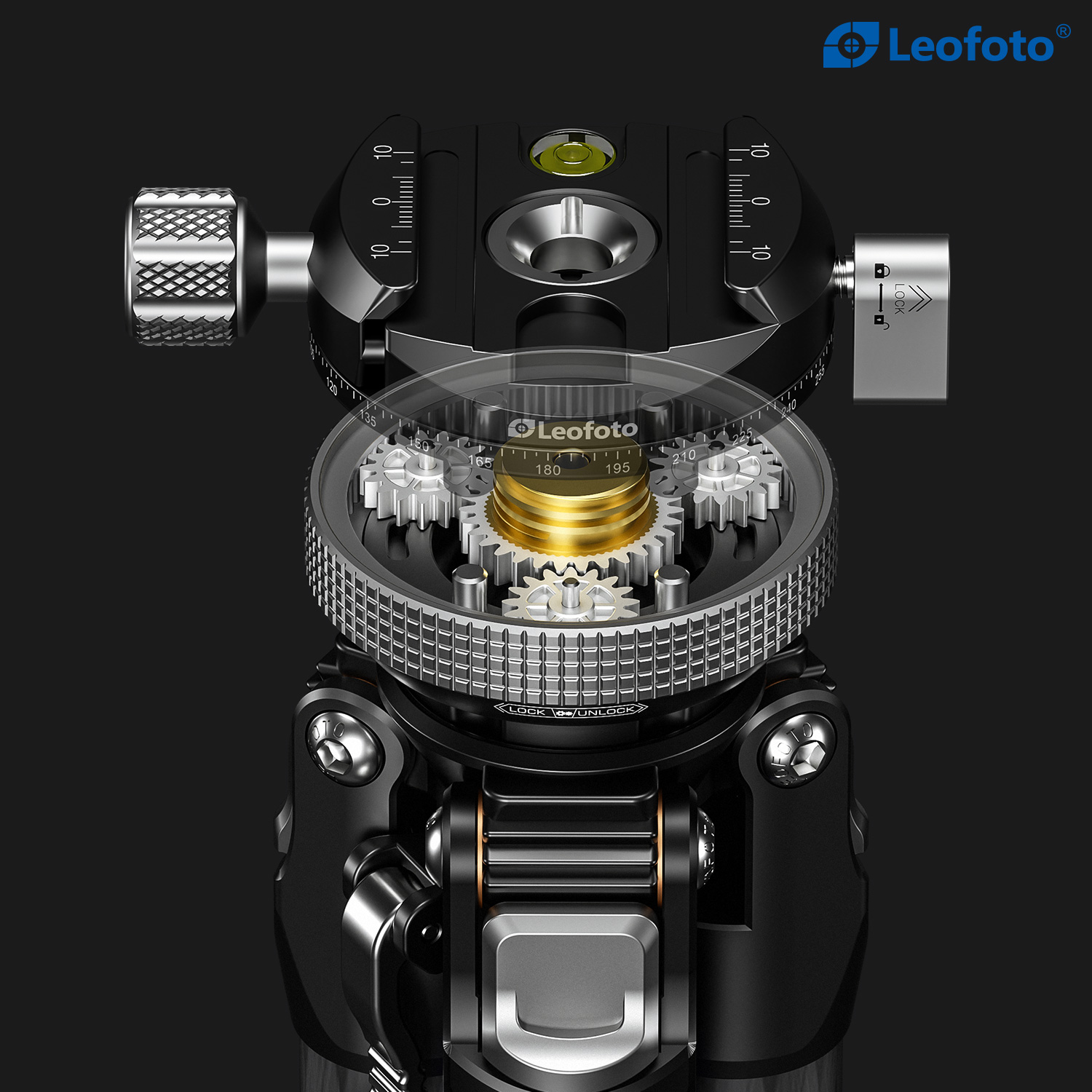 Leofoto LY-265CF Tripod Kit Carbon Fibre Tripod with Head