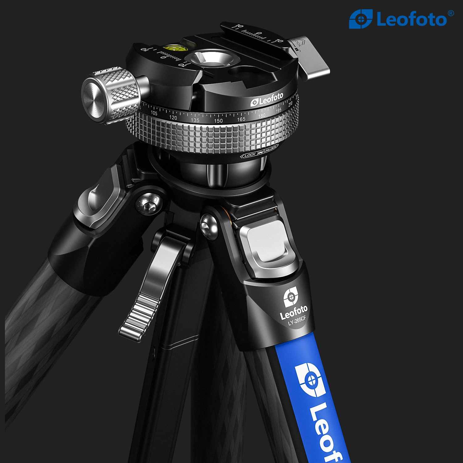 Leofoto LY-265CF Tripod Kit Carbon Fibre Tripod with Head