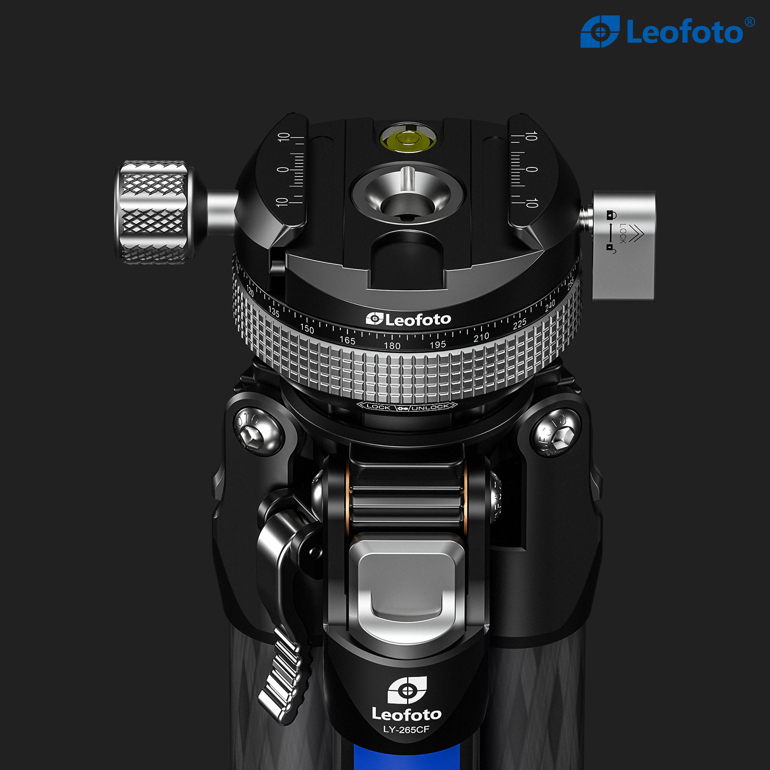 Leofoto LY-265CF Tripod Kit Carbon Fibre Tripod with Head