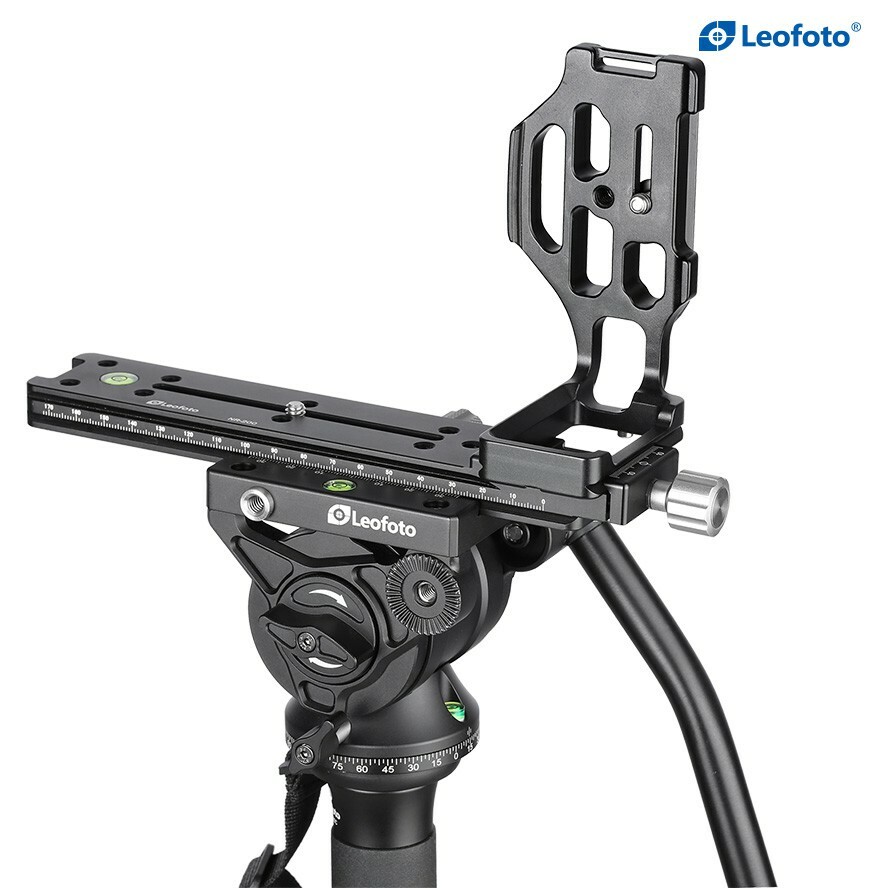 Leofoto Long Nodal Slide With Clamp NR-100/ NR-140/ NR-200