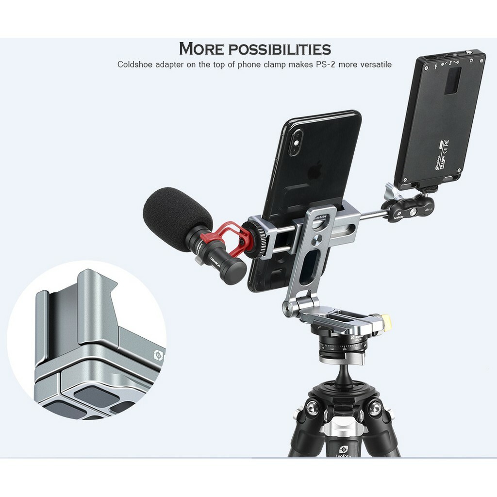 Leofoto PS-2 All Metal Phone Holder Stand