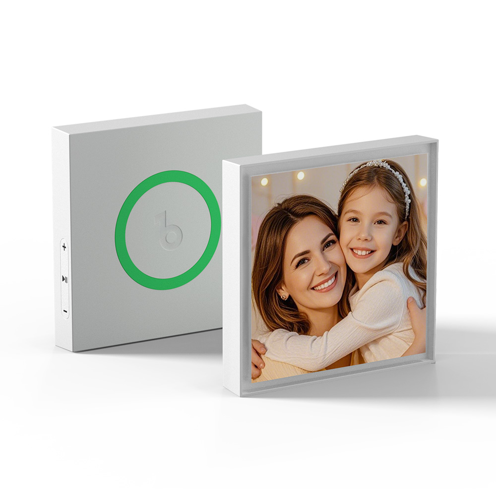 Neu 5.0 Upgrade Benutzerdefinierte Musik Foto Kühlschrankmagnet Muttertagsgeschenke Für Mama 2 Farben