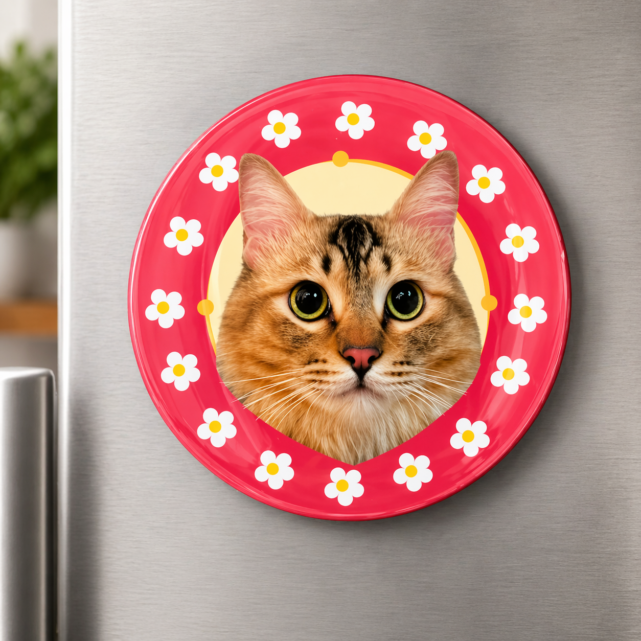 Personalisierter Kühlschrankmagnet Mit Haustiermusik Und Foto – Ein Süßes Geschenk Für Tierliebhaber, Inklusive Personalisiertem Bilderrahmen Und Abspielbarem Lied.