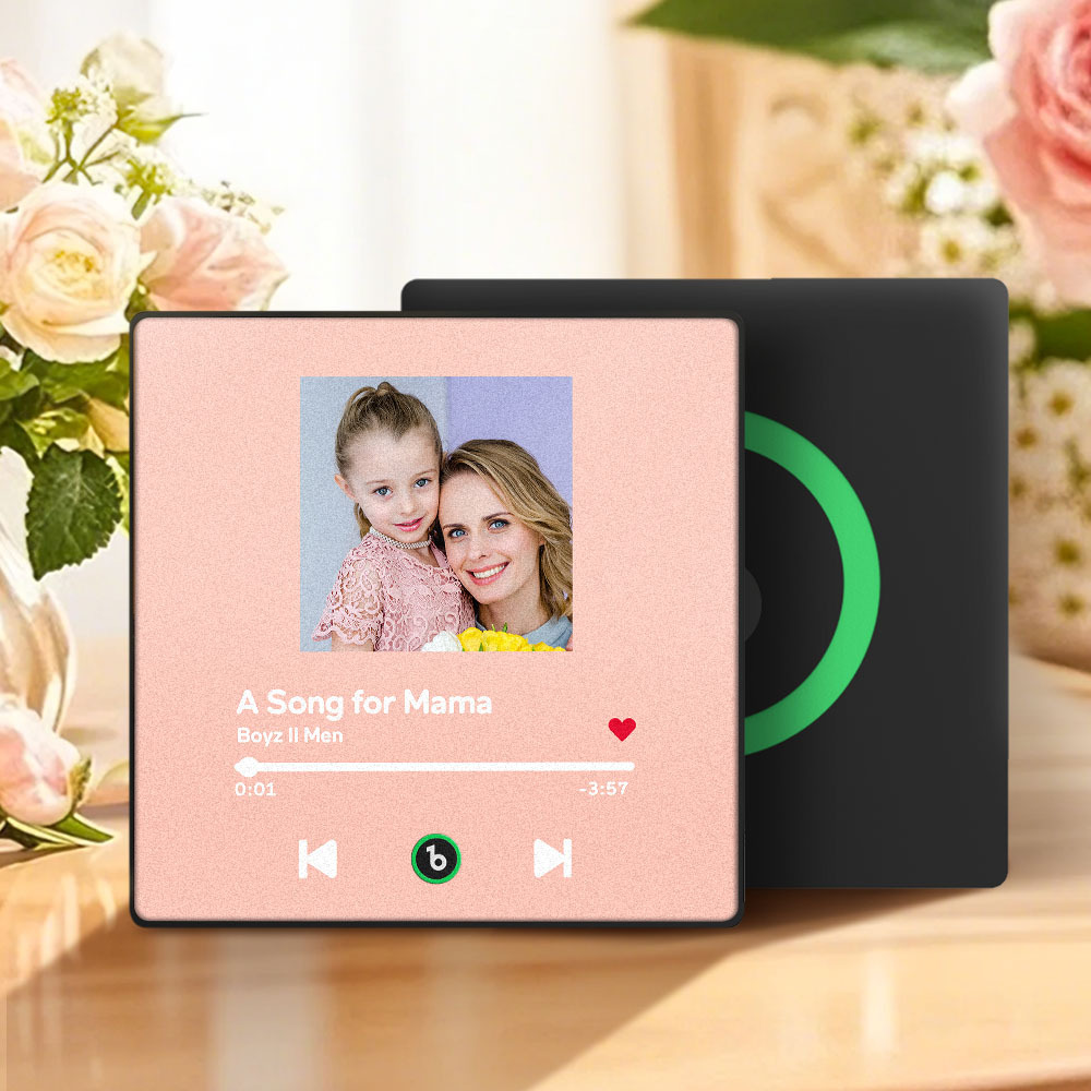 Benutzerdefinierter Kühlschrankmagnet Mit Musik Und Foto, Unterstützt Bluetooth-konnektivität, Muttertagsgeschenke - Fridgebeatsde