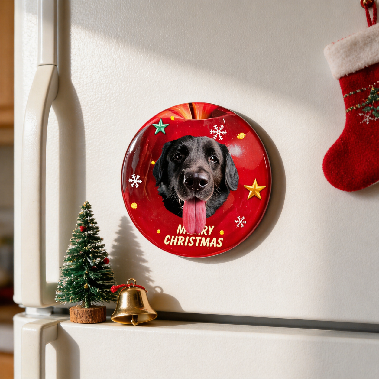 Personalisierter Kühlschrankmagnet Mit Haustiermusik Und Foto – Ein Süßes Geschenk Für Tierliebhaber, Inklusive Personalisiertem Bilderrahmen Und Abspielbarem Lied.