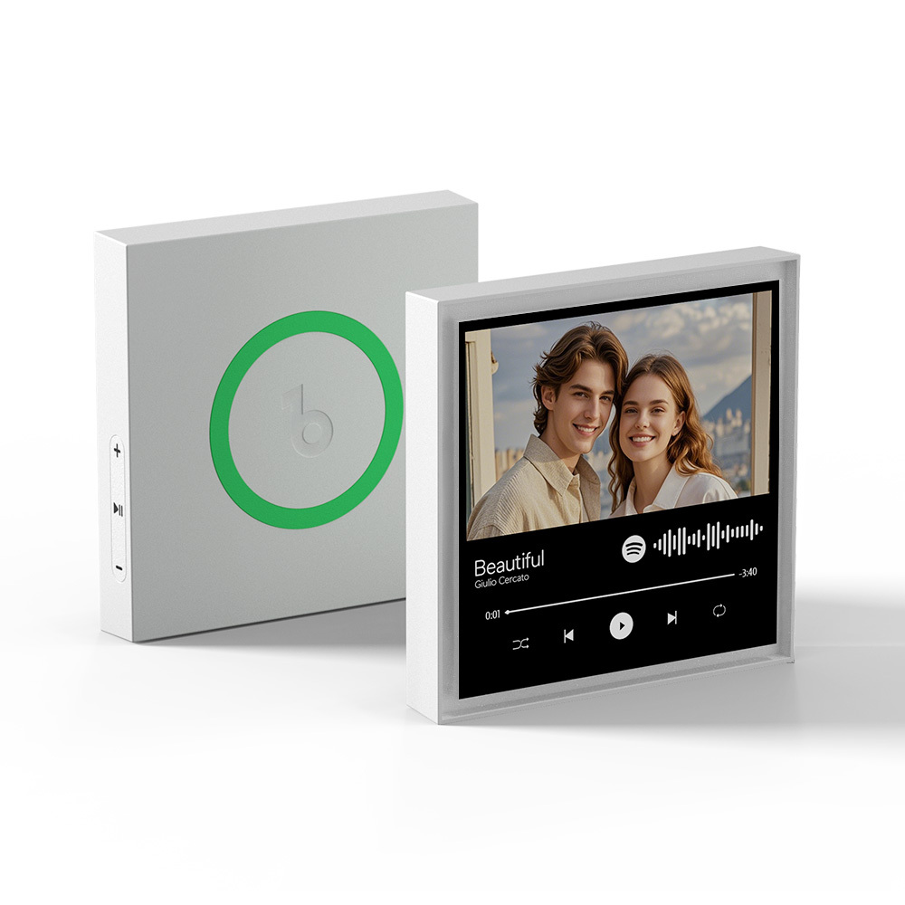 Personalisierter Musikfoto-kühlschrankmagnet, Personalisierter Spotify-rahmen, Musik-kühlschrankmagnet, Geschenk Für Paare - Fridgebeatsde