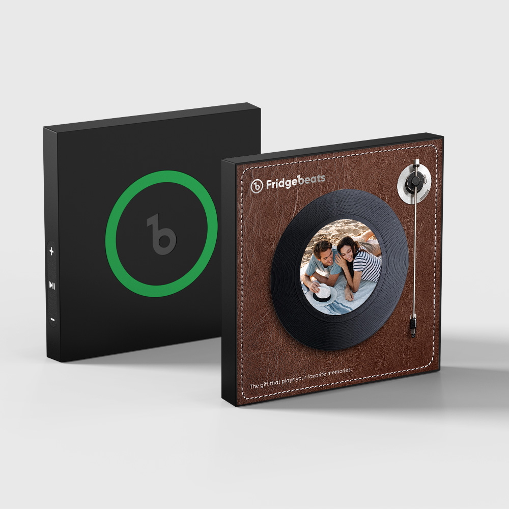 Benutzerdefinierter Musik-kühlschrankmagnet Mit 1–6 Songs, Personalisiertes Foto, Vintage-kühlschrankmagnete Für Ihn