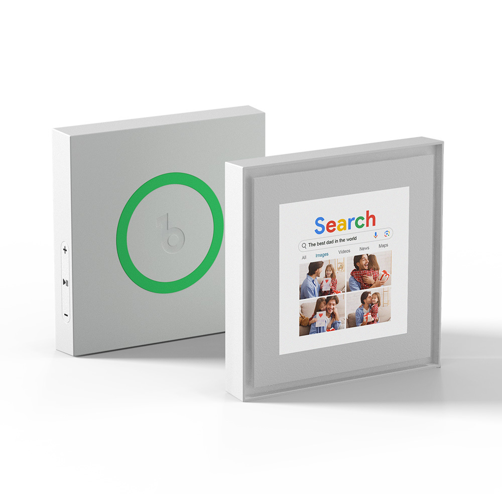 Neuer 5.0-upgrade-kühlschrankmagnet Mit Musik, Personalisierbar, „der Beste Papa Der Welt“, Kann 1–6 Rahmenkunst Und Lieder Anpassen, Die Musik Abspielen Können, Vatertagsgeschenke Für Papa - Fridgebeatsde