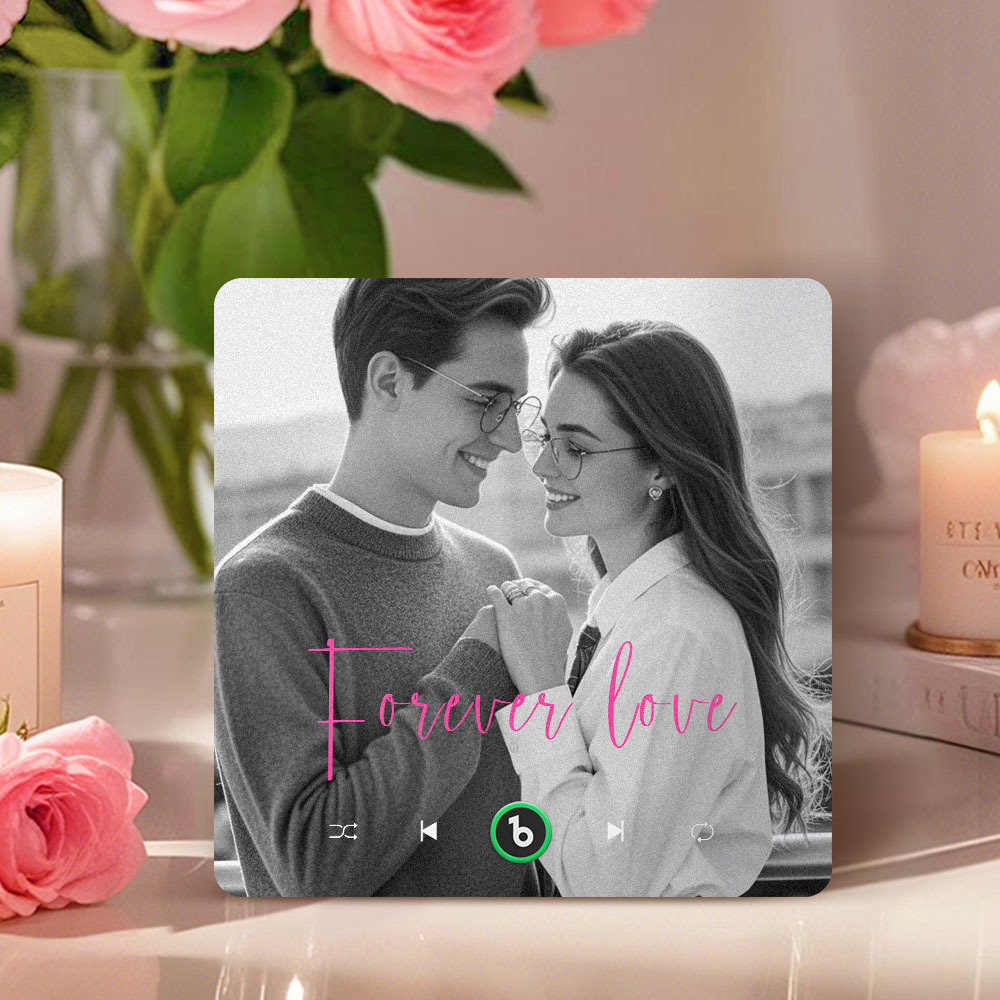 Personalisierter Musik-kühlschrankmagnet, Geschenke Für Sie, Personalisierte Fotogeschenke Für Paare, Einzigartiges Geschenk Zum Jahrestag