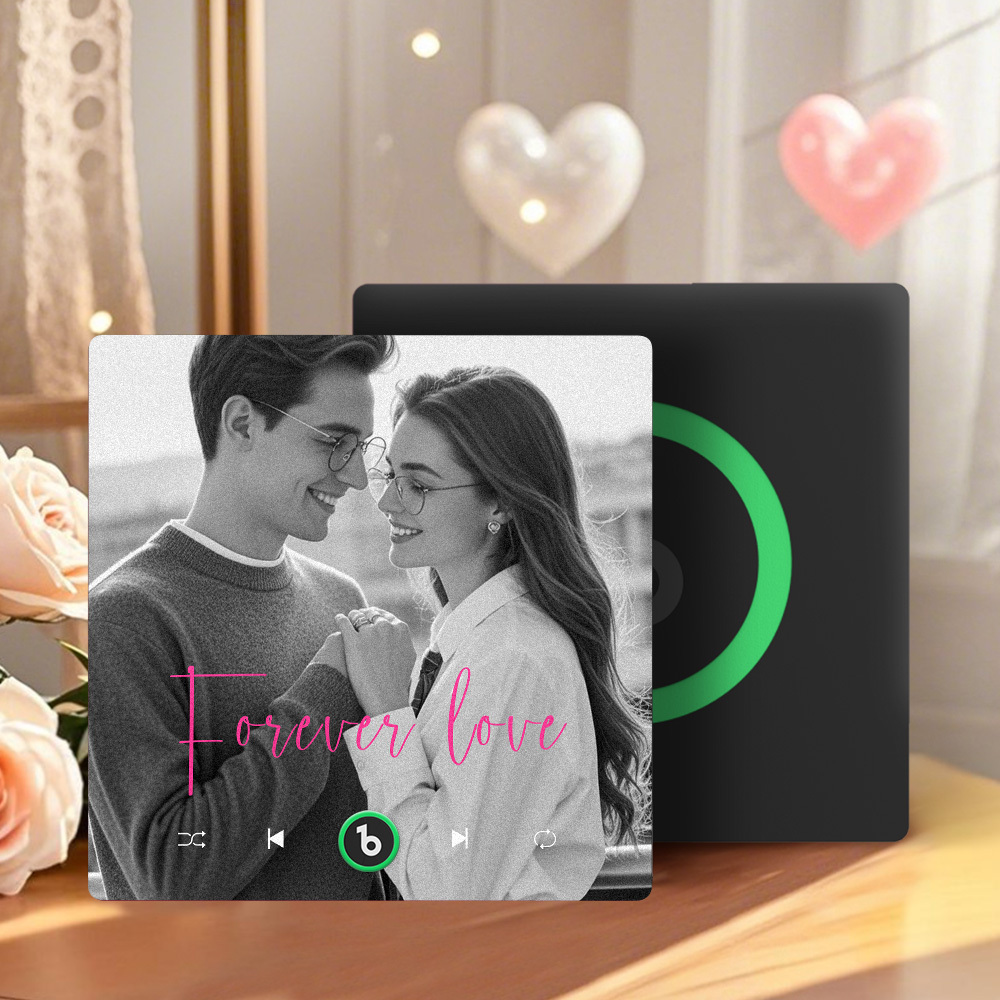 Personalisierter Musik-kühlschrankmagnet, Geschenke Für Sie, Personalisierte Fotogeschenke Für Paare, Einzigartiges Geschenk Zum Jahrestag