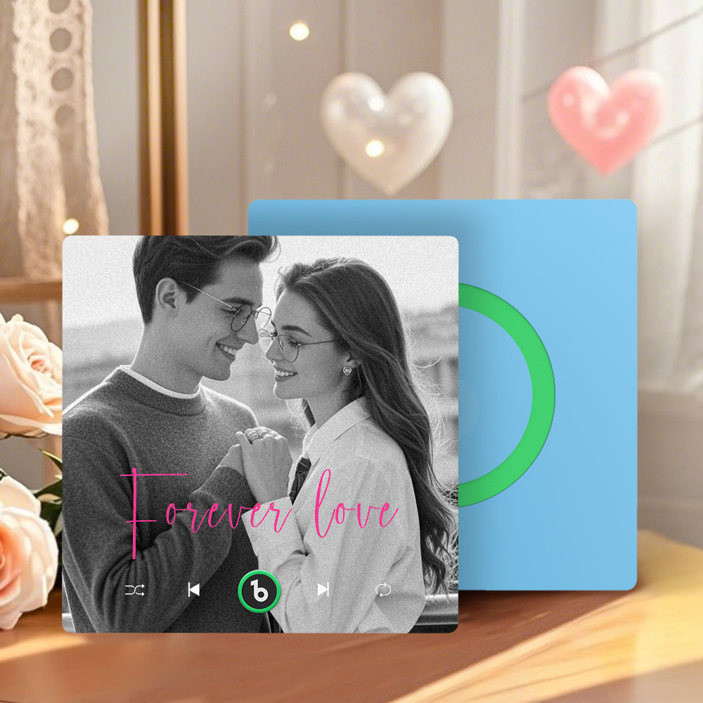 Personalisierter Musik-kühlschrankmagnet, Geschenke Für Sie, Personalisierte Fotogeschenke Für Paare, Einzigartiges Geschenk Zum Jahrestag