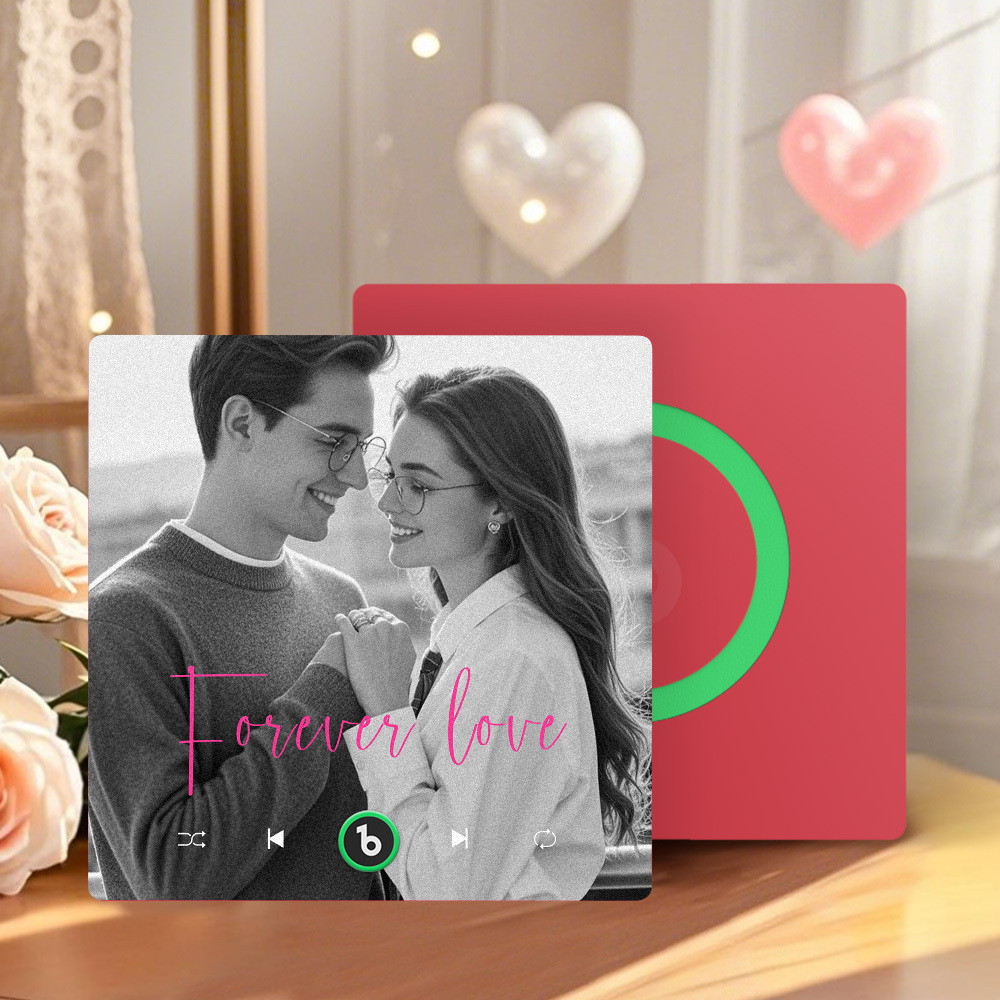 Personalisierter Musik-kühlschrankmagnet, Geschenke Für Sie, Personalisierte Fotogeschenke Für Paare, Einzigartiges Geschenk Zum Jahrestag