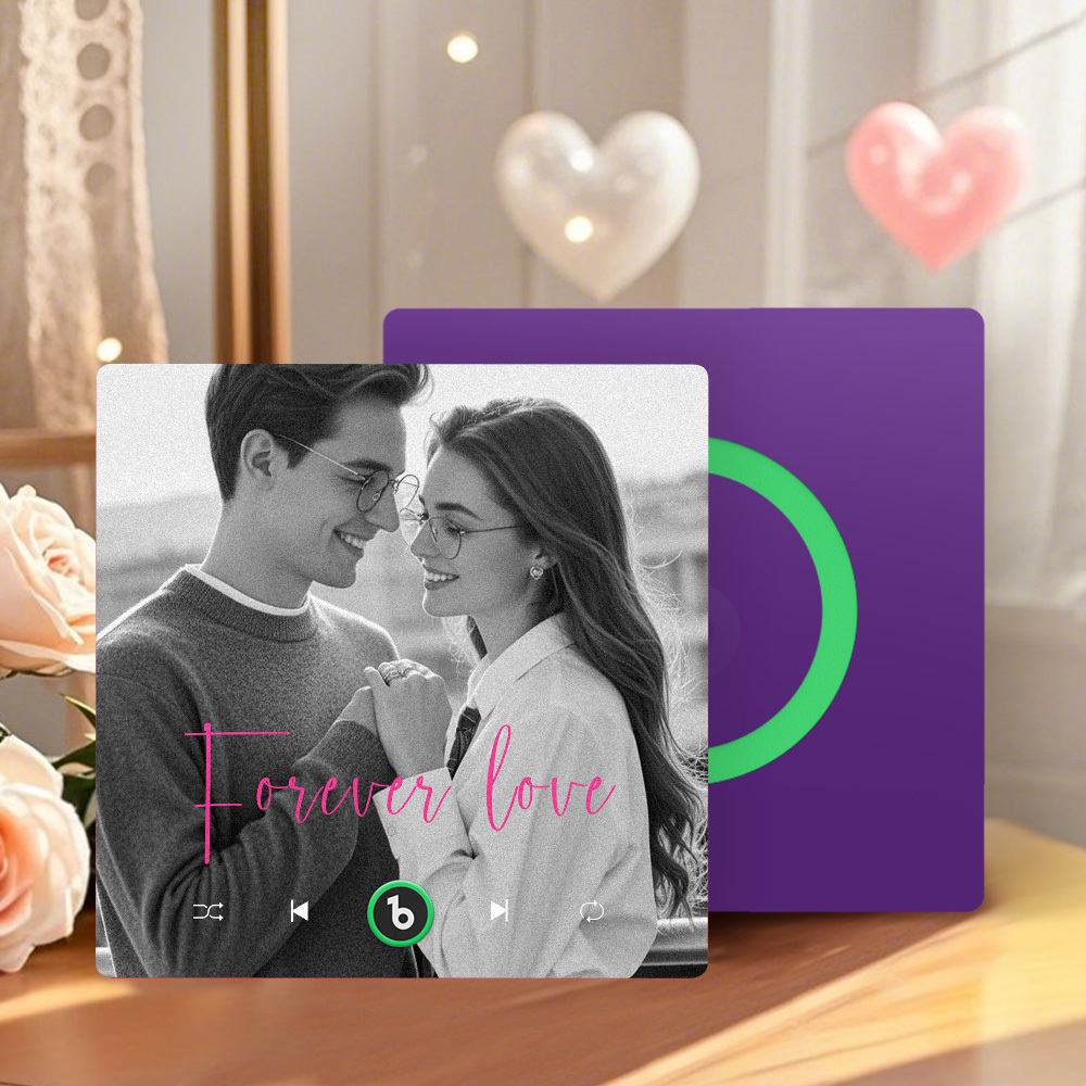 Personalisierter Musik-kühlschrankmagnet, Geschenke Für Sie, Personalisierte Fotogeschenke Für Paare, Einzigartiges Geschenk Zum Jahrestag
