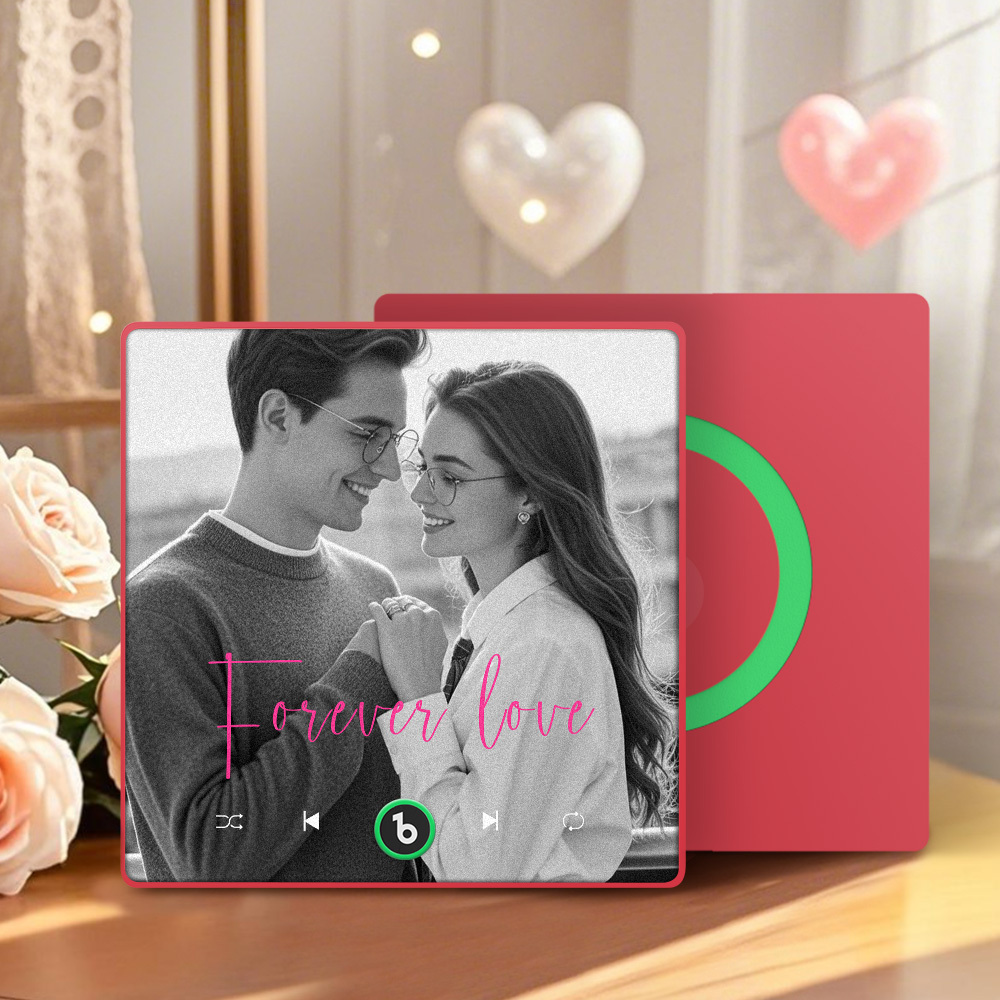 Personalisierter Musik-kühlschrankmagnet, Geschenke Für Sie, Personalisierte Fotogeschenke Für Paare, Einzigartiges Geschenk Zum Jahrestag