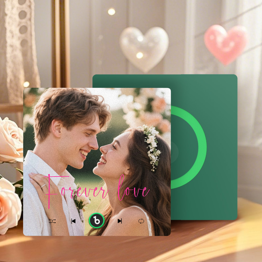 Personalisierter Musik-kühlschrankmagnet, Geschenke Für Sie, Personalisierte Fotogeschenke Für Paare, Einzigartiges Geschenk Zum Jahrestag - Fridgebeatsde