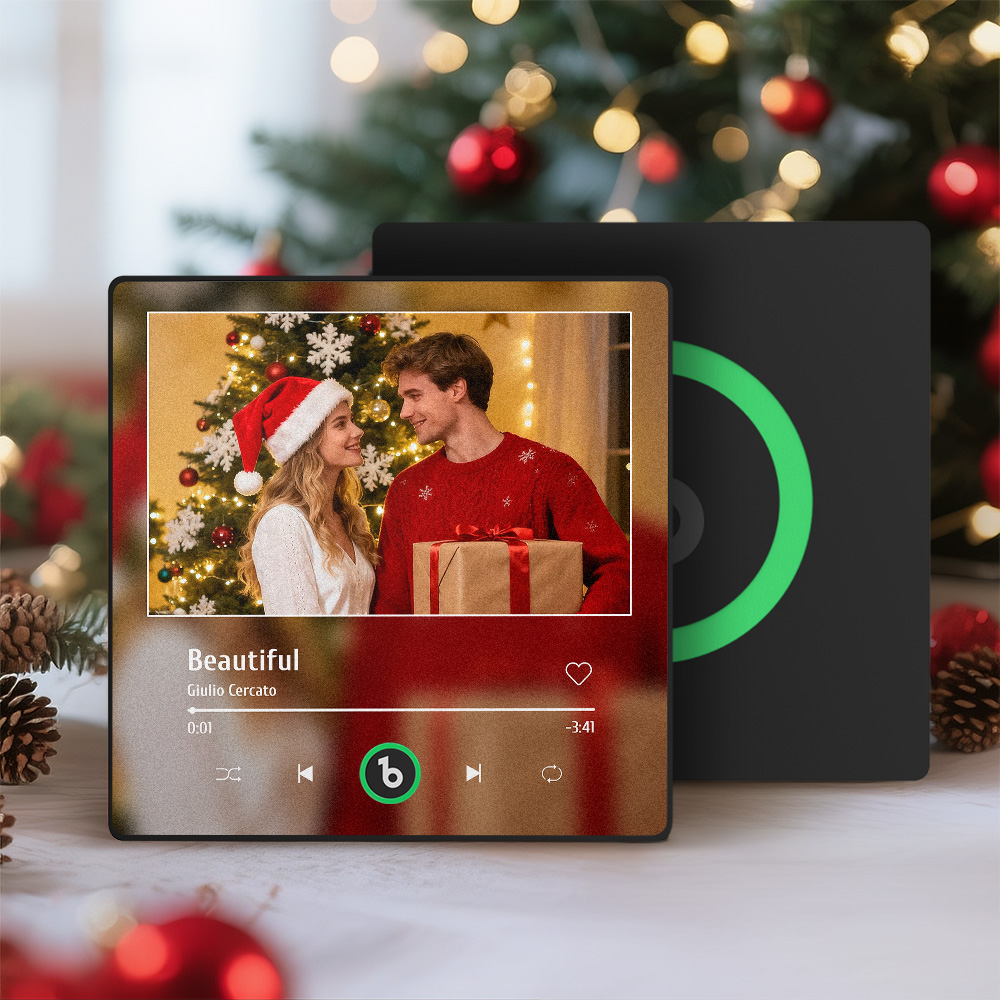 Personalisierter Musik-kühlschrankmagnet, Personalisierter Songmagnet, Weihnachtsgeschenk Für Ihn