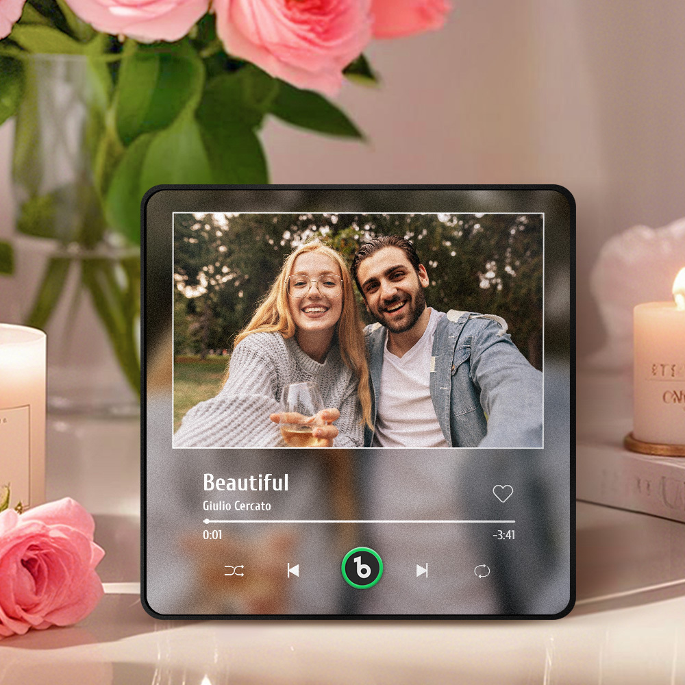 Personalisierter Musik-kühlschrankmagnet, Personalisierter Songmagnet, Weihnachtsgeschenk Für Ihn - Fridgebeatsde