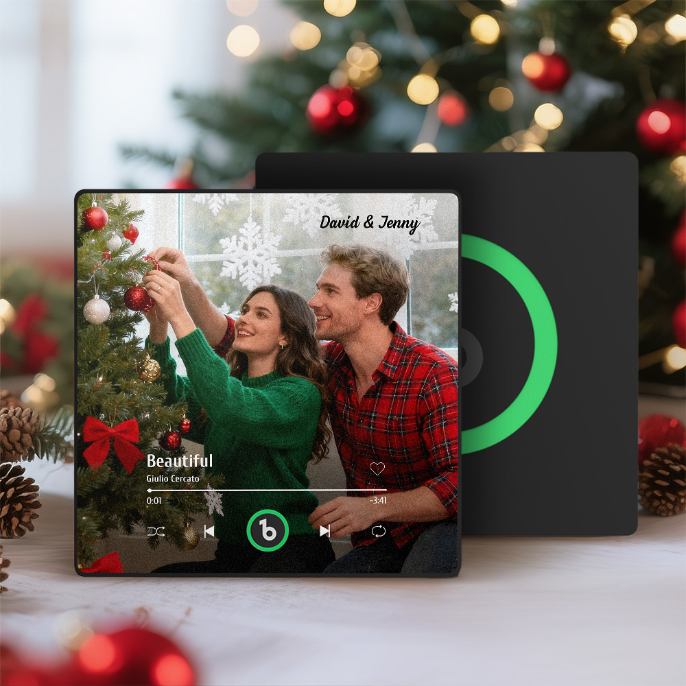 Benutzerdefinierter Musik-kühlschrankmagnet, Benutzerdefinierter Bunter Rahmen, Album-kühlschrankmagnet, Musik-wandfotoaufkleber, Song-magnete, Die Musik Abspielen Können, Weihnachtsgeschenke