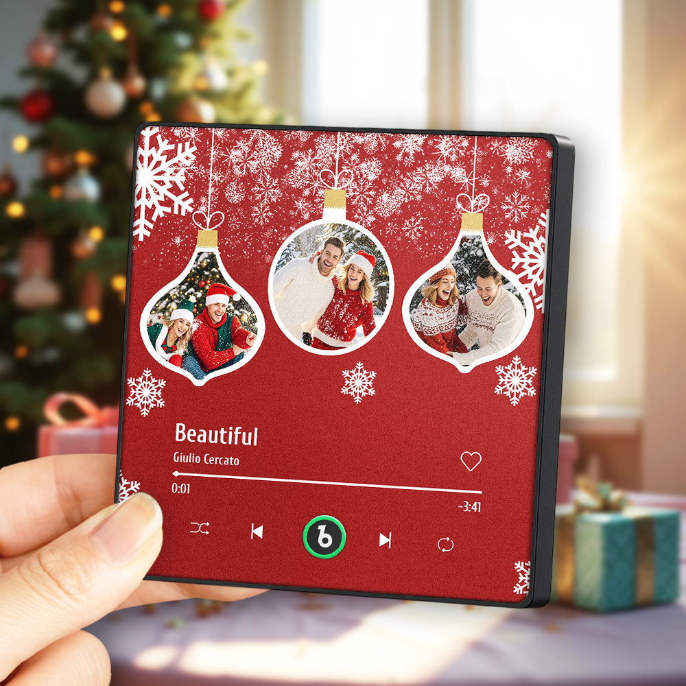 Benutzerdefinierte Musik Kühlschrank Magnet Bunte Rahmen Foto Kühlschrank Magnet Geschenk Für Weihnachten - Fridgebeatsde