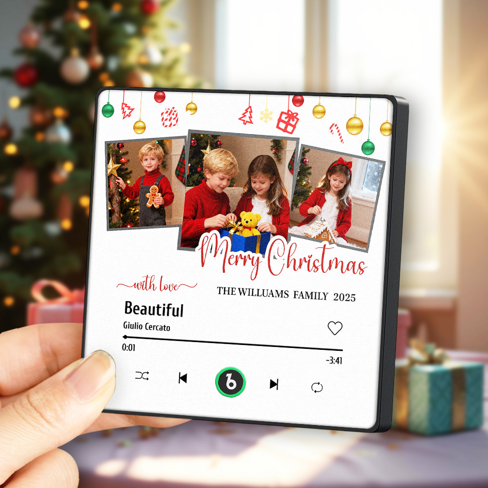Kühlschrankmagnet Mit Musikmotiv, Bunt, Mit Foto Und Text, Als Weihnachtsgeschenk - Fridgebeatsde