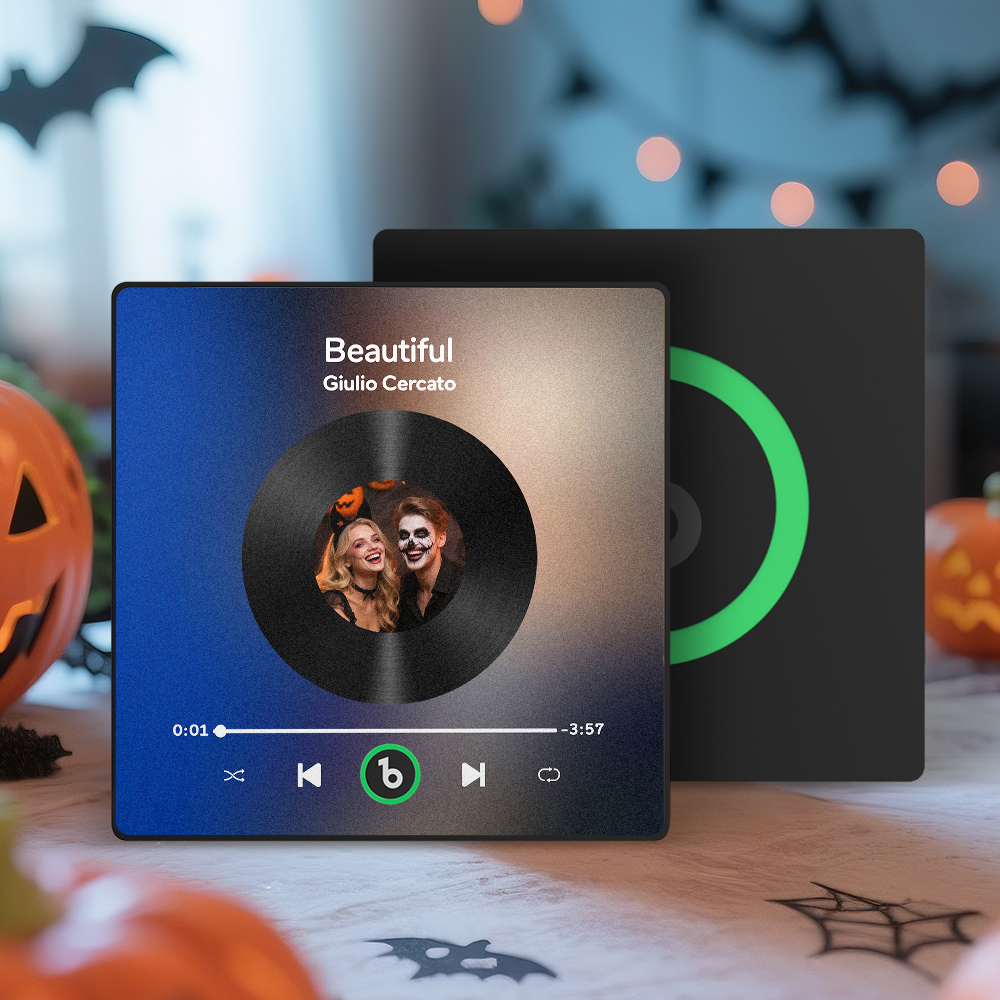 Personalisierter Musik-kühlschrankmagnet, Personalisierter Bunter Rahmen, Album-kühlschrankmagnet, Musik-wandfotoaufkleber, Song-magnete, Die Musik Spielen Können, Halloween-geschenke Für Sie - Fridgebeatsde