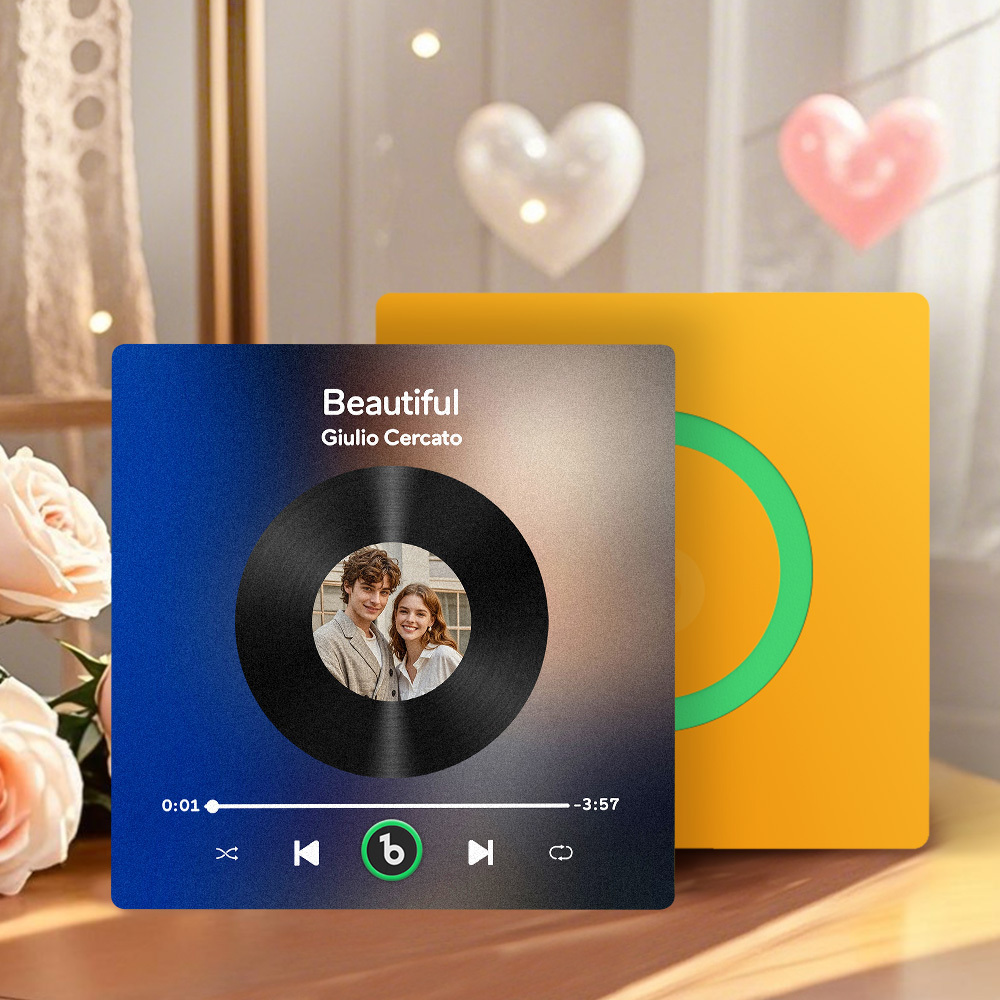 Benutzerdefinierter Musik- Und Foto-kühlschrankmagnet Fridgebeats Pro Unterstützt Bluetooth-konnektivität - Fridgebeatsde