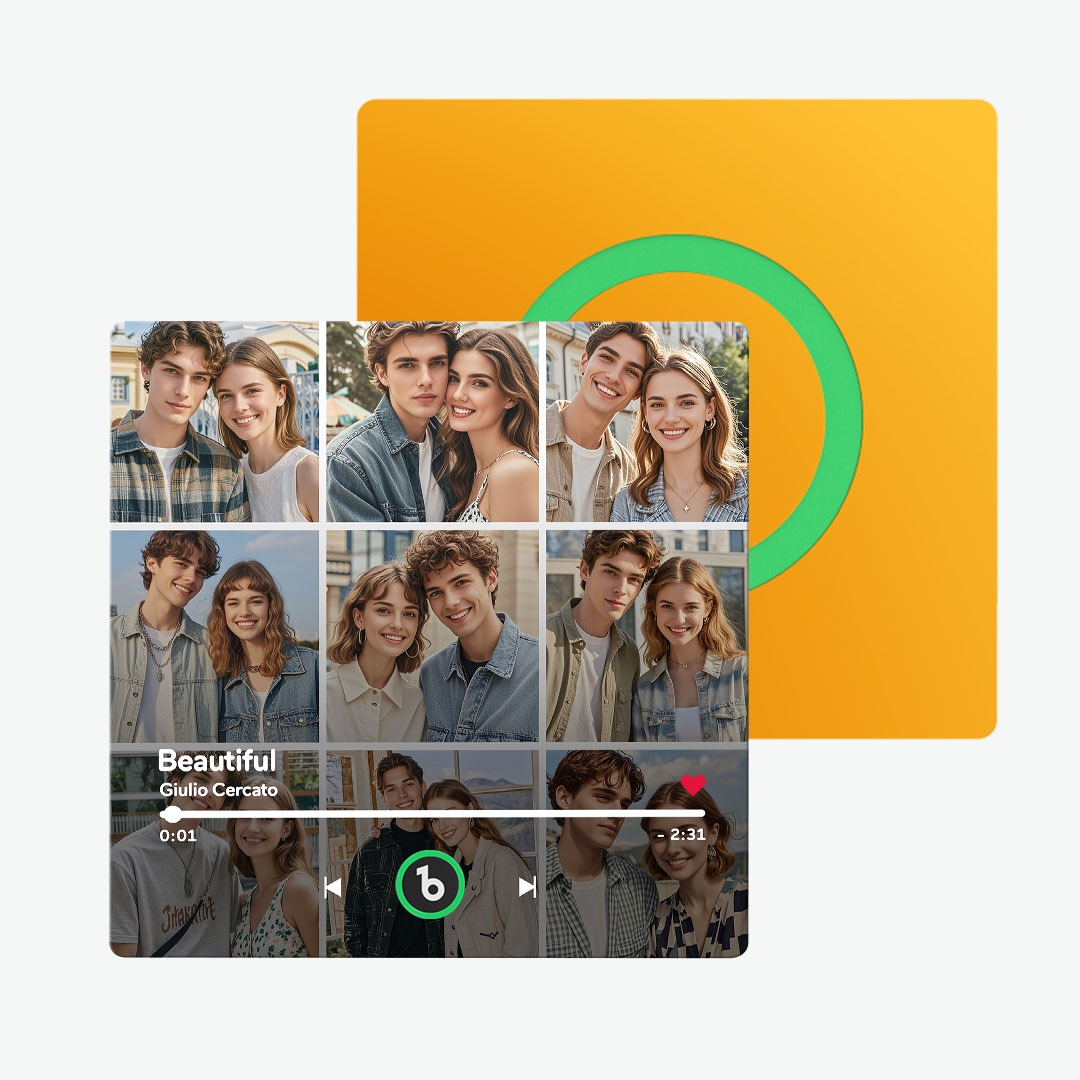 Benutzerdefinierter Musik- Und Foto-kühlschrankmagnet Fridgebeats Pro Unterstützt Bluetooth-konnektivität - Fridgebeatsde