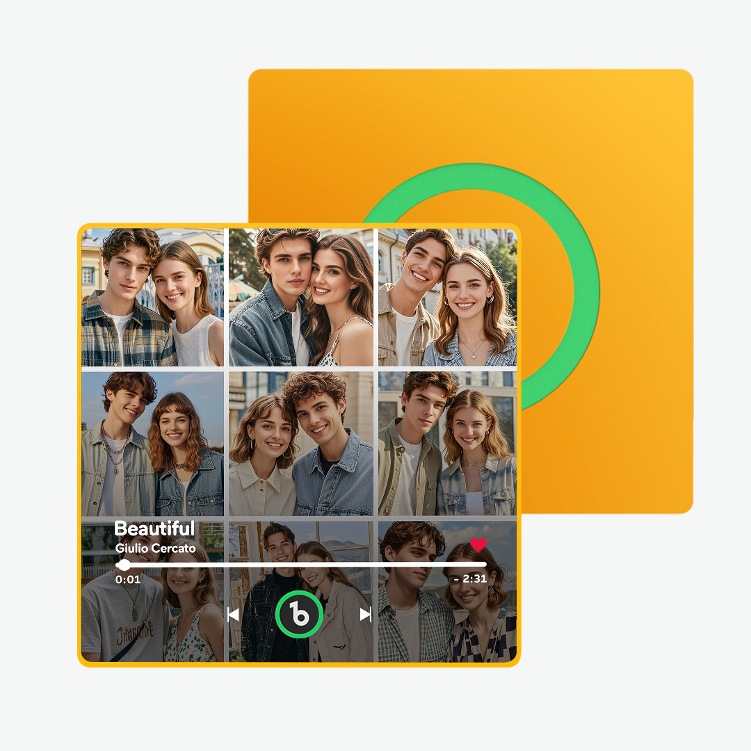 Benutzerdefinierter Musik- Und Foto-kühlschrankmagnet Fridgebeats Pro Unterstützt Bluetooth-konnektivität - Fridgebeatsde