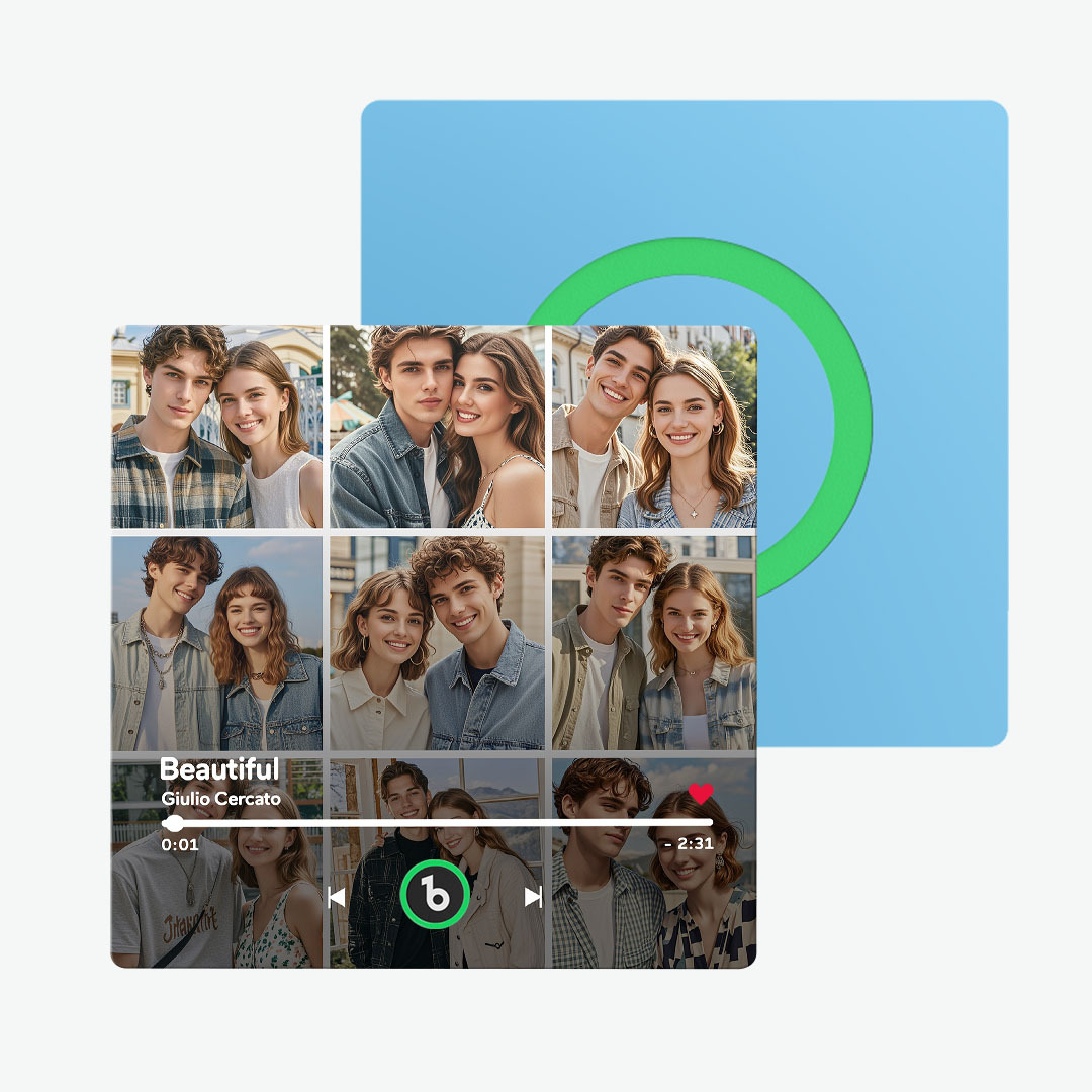 Benutzerdefinierter Musik- Und Foto-kühlschrankmagnet Fridgebeats Pro Unterstützt Bluetooth-konnektivität - Fridgebeatsde